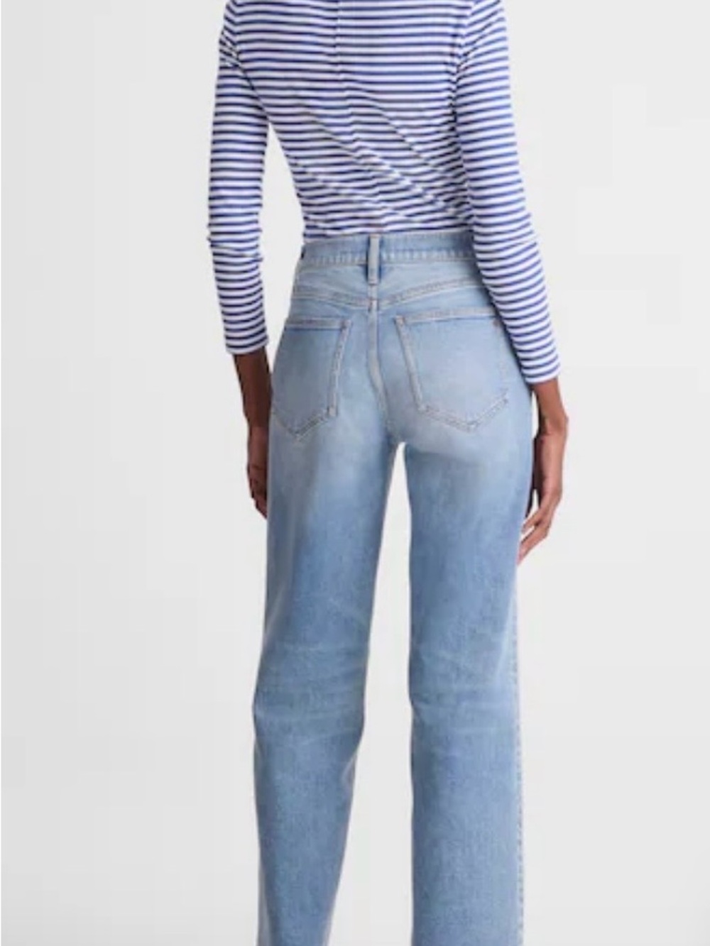 Madewell Perfect Vintage High-Rise Wide Leg Crop Raw Hem Size 26